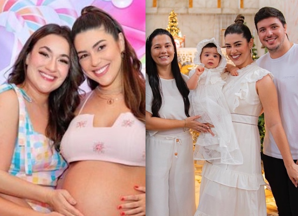 Vivian Amorim troca madrinha da filha em meio a suposto climão com Leo Hischmann