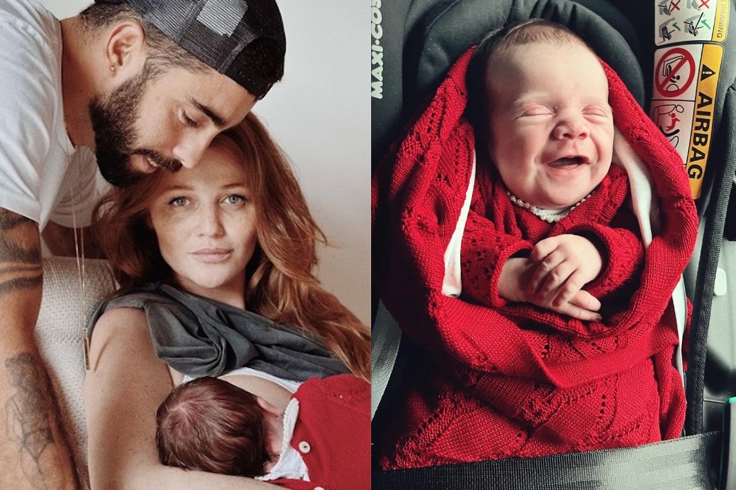 Filha de Pedro Scooby e Cintia Dicker recebe alta e casal mostra rostinho da bebê pela 1ª vez 