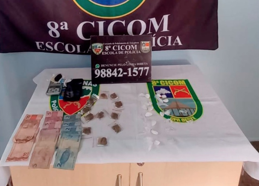 Em 24 horas, 16 pessoas são presas no Amazonas por roubo e tráfico de drogas