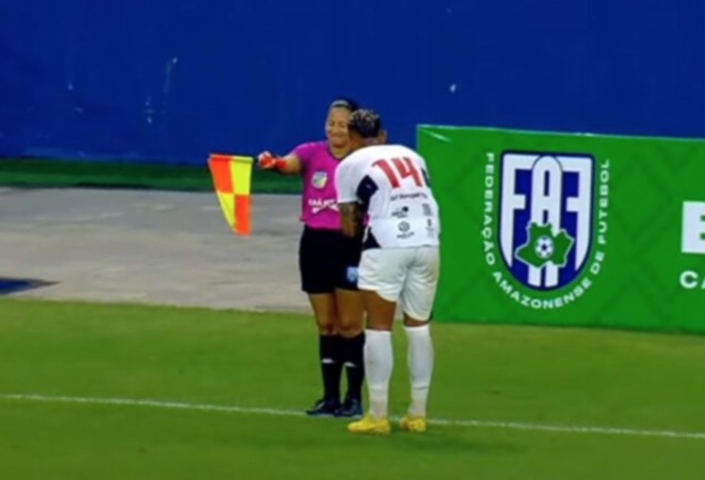 FAF acata pedido do Rio Negro e afasta árbitra assistente que anulou gol no Rio-Nal