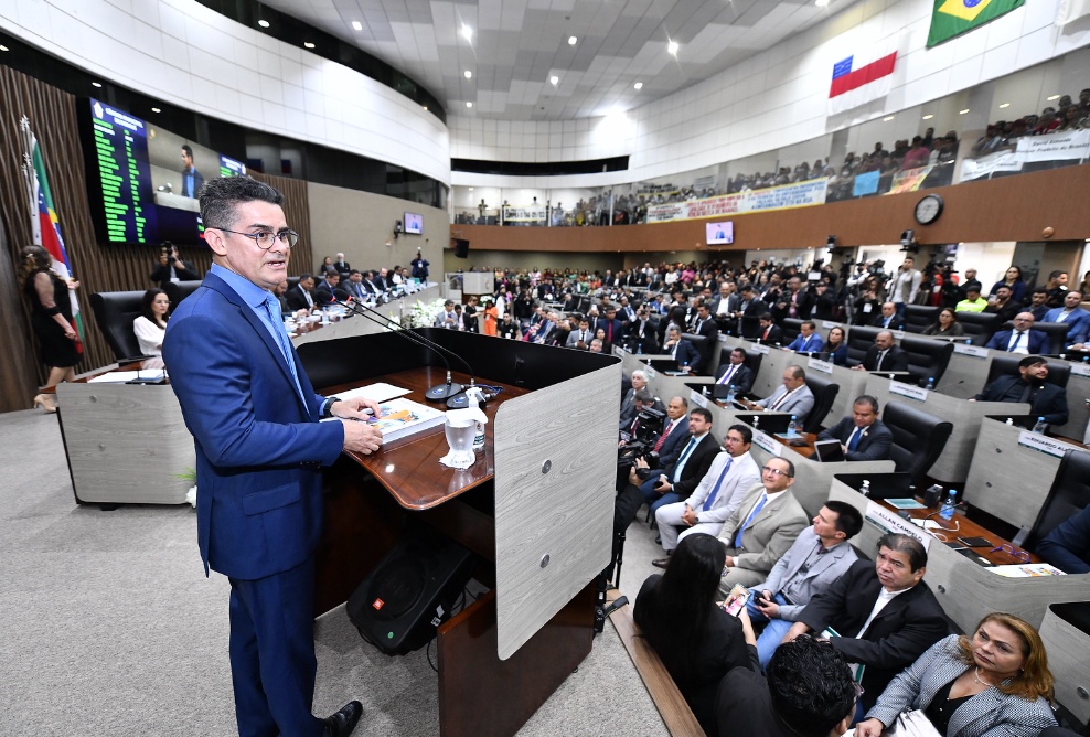 Prefeito abre trabalhos legislativos na CMM e diz que Manaus será cidade das grandes obras em 2023