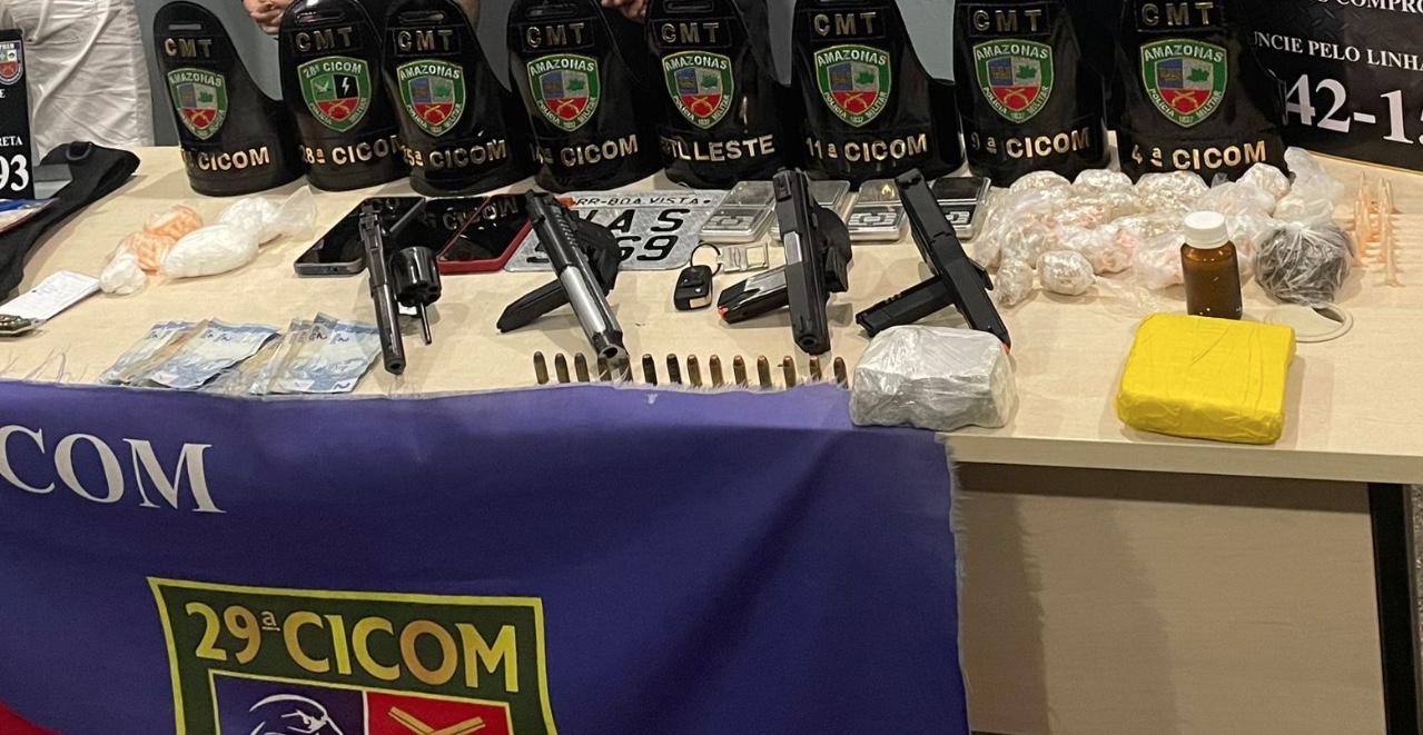 PM registra 18 prisões no Amazonas em 24 horas