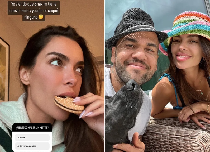 Mulher de Daniel Alves alfineta jogador ao comentar músicas de Shakira sobre Pique