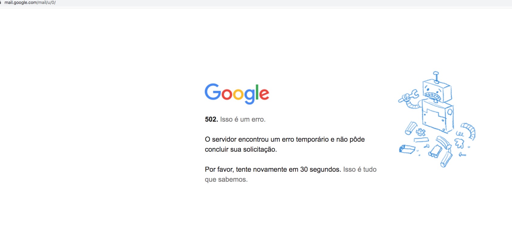 Gmail fica fora do ar no Brasil nesta segunda 