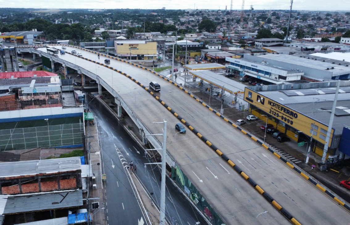 Viaduto do Manoa passará por reforma em Manaus
