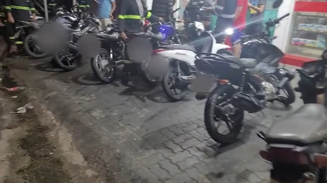 ‘Rolezinho’ é frustado e mais de 50 motos com escapamento barulhento são apreendidas em Manaus