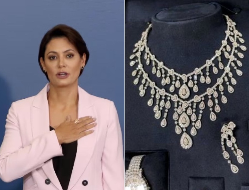 PF vai apurar se houve crime no caso de joias doadas pelo governo árabe para Michelle Bolsonaro