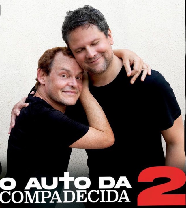 Selton Melo e Matheus Nachtergaele anunciam o Auto da Compadecida 2 
