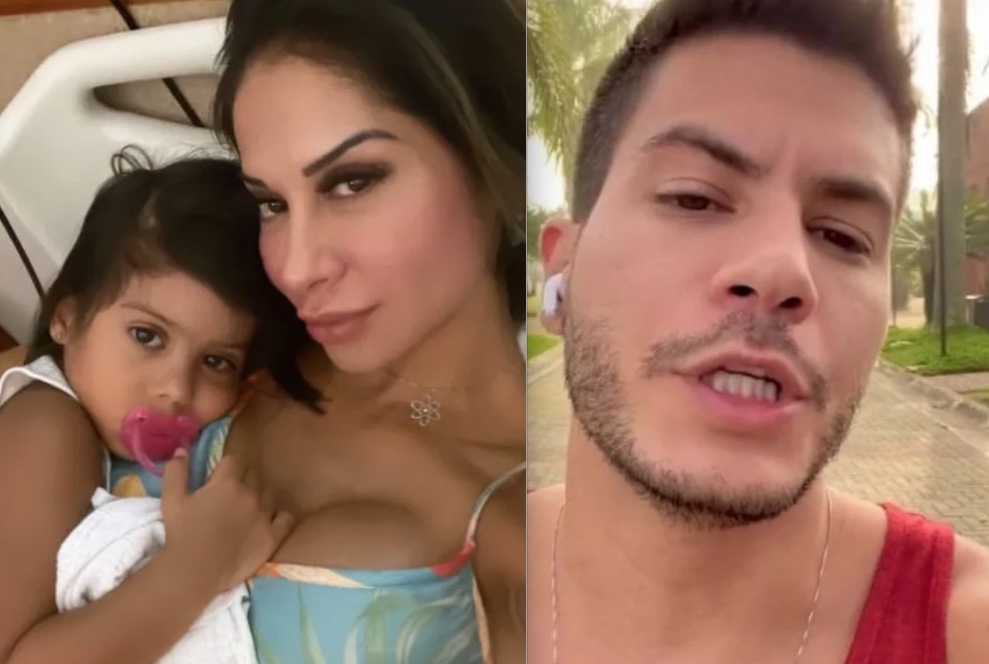  Maíra Cardi exalta Thiago Nigro por apoio em internação da filha e Arthur Aguiar rebate: ‘não sabia’