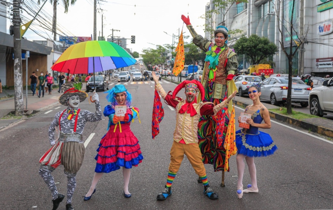 Espetáculo gratuito de Circo acontece neste domingo em Manaus