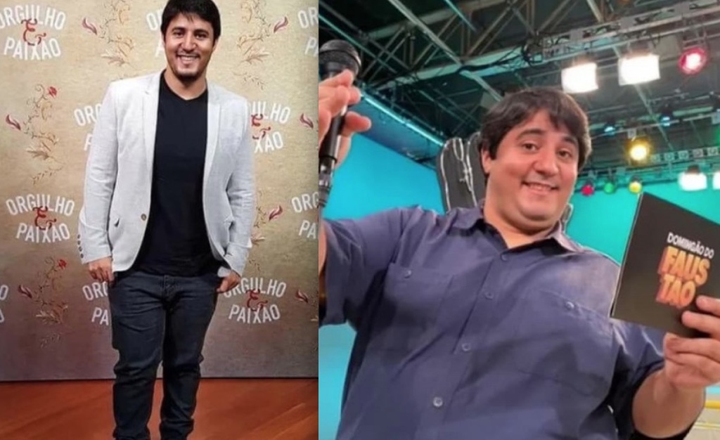 Ator engorda 20 quilos para interpretar Faustão em série; Veja antes e depois