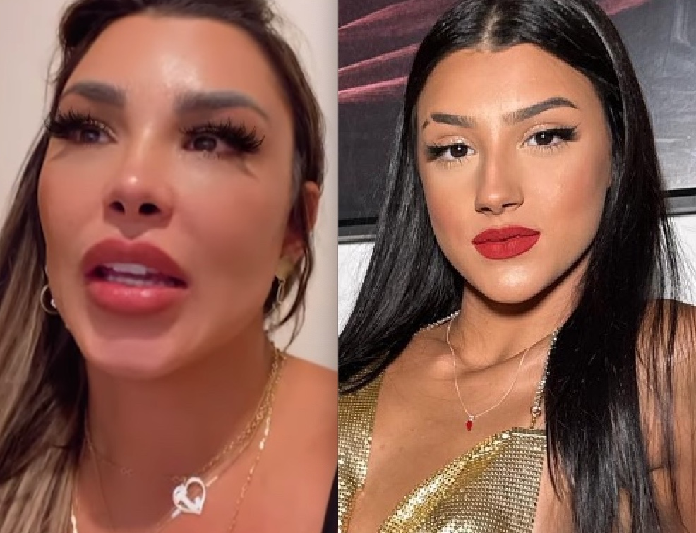 Chorando, mãe de Bia Miranda lamenta atitudes da filha: 'estou vendo ela se acabando'