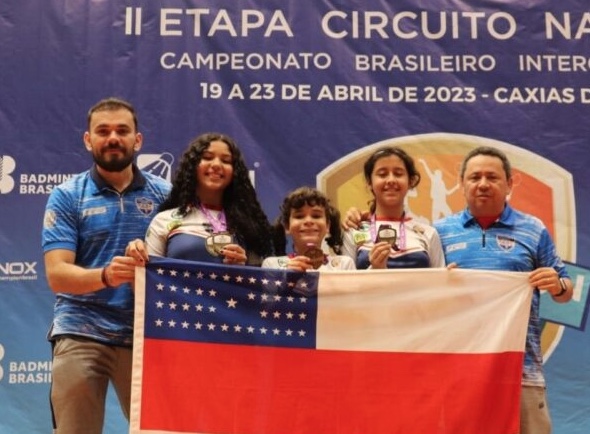 Atletas de Manaus ganham medalhas em torneio de Badminton no Rio Grande do Sul