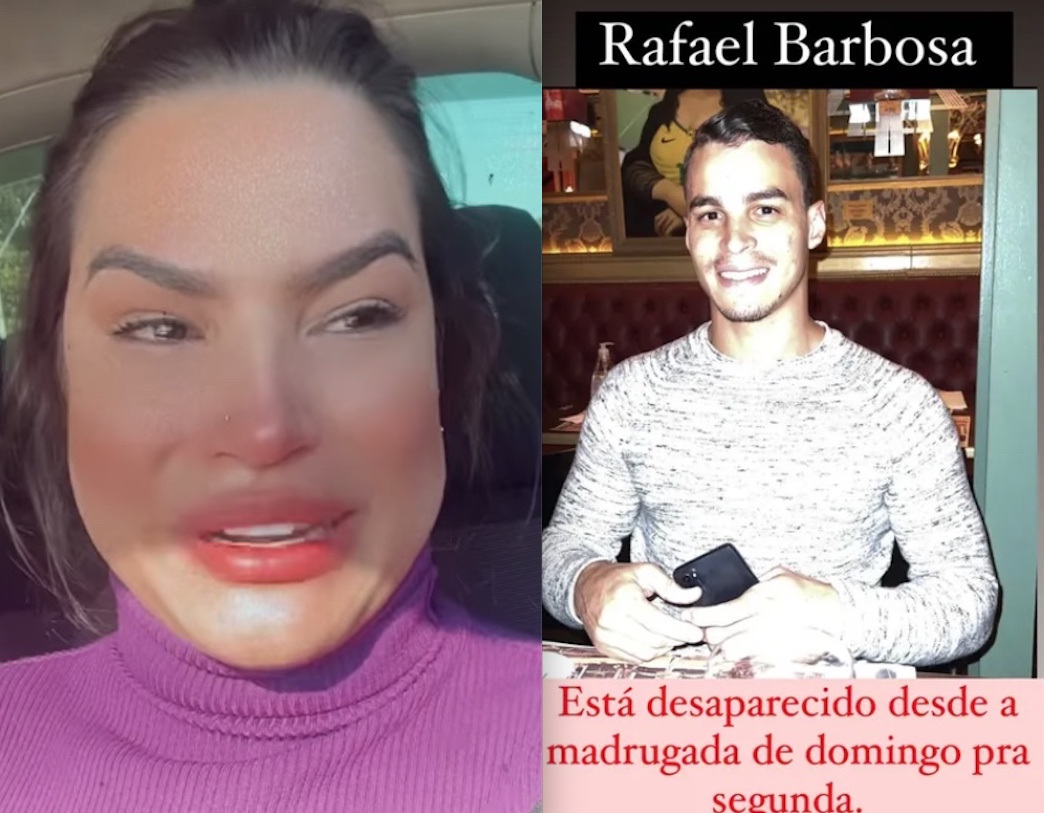 Chorando, ex-A Fazenda Raíssa Barbosa pede ajuda para encontrar irmão desaparecido