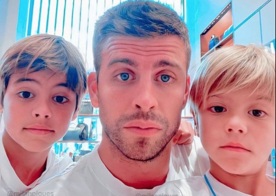 Piqué pediu à Justiça para passar menos tempo com filhos com Shakira, diz programa