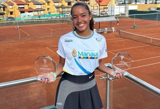 Atleta de Manaus, Beatriz Rodrigues passa a integrar ranking internacional de tênis