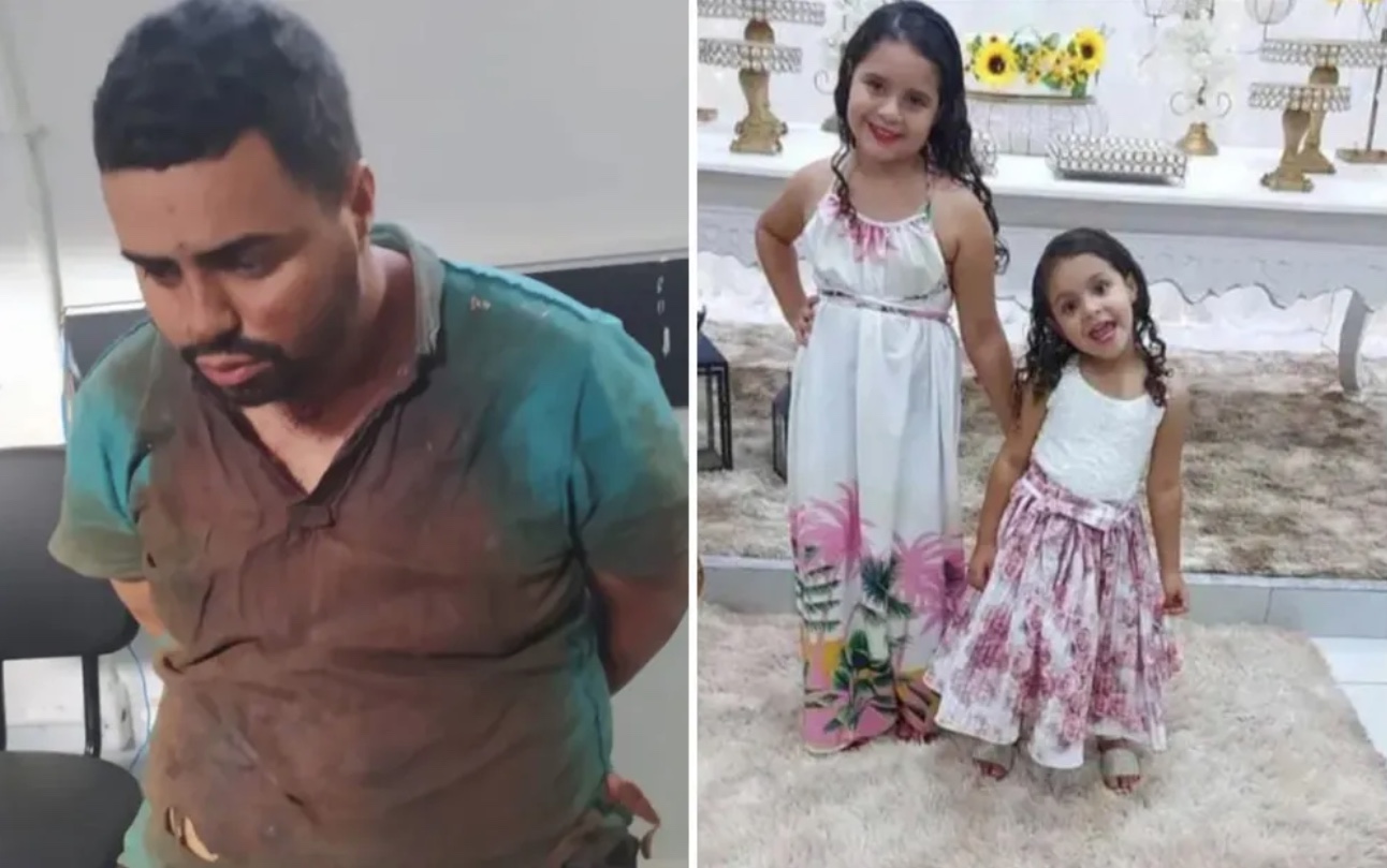 Pai que matou e queimou corpos das filhas recebe alta médica e responderá por duplo homicídio