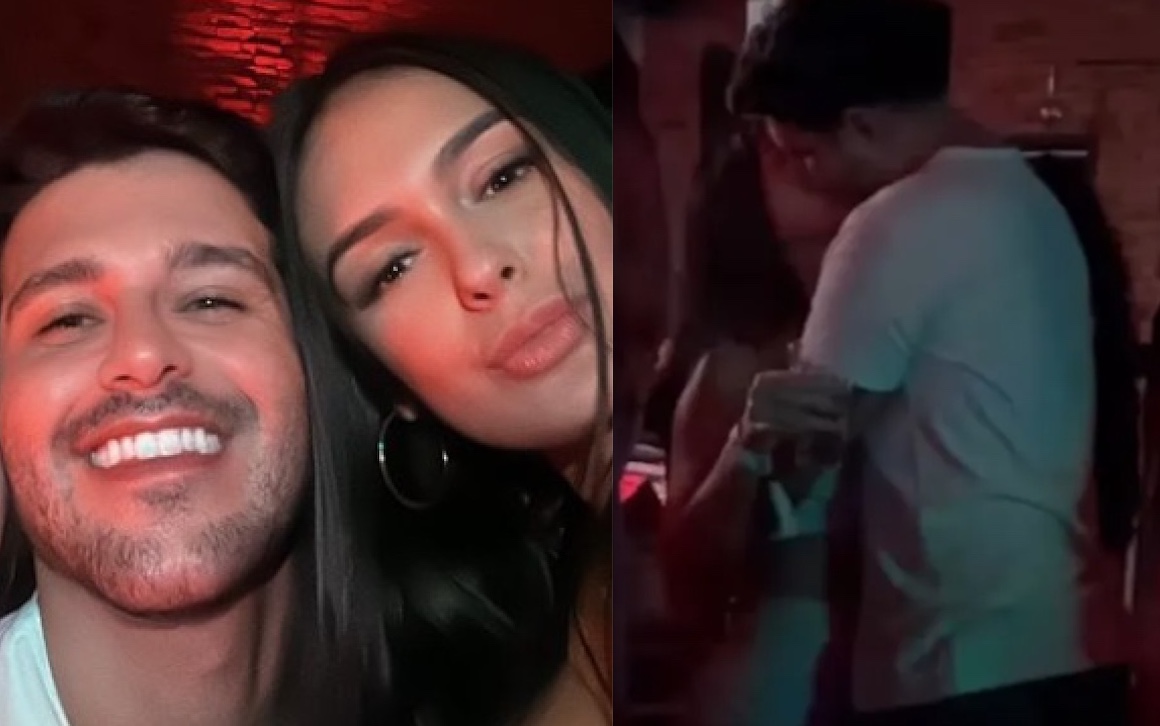 Larissa é flagrada aos beijos com outro ex-BBB após término com Fred Bruno 