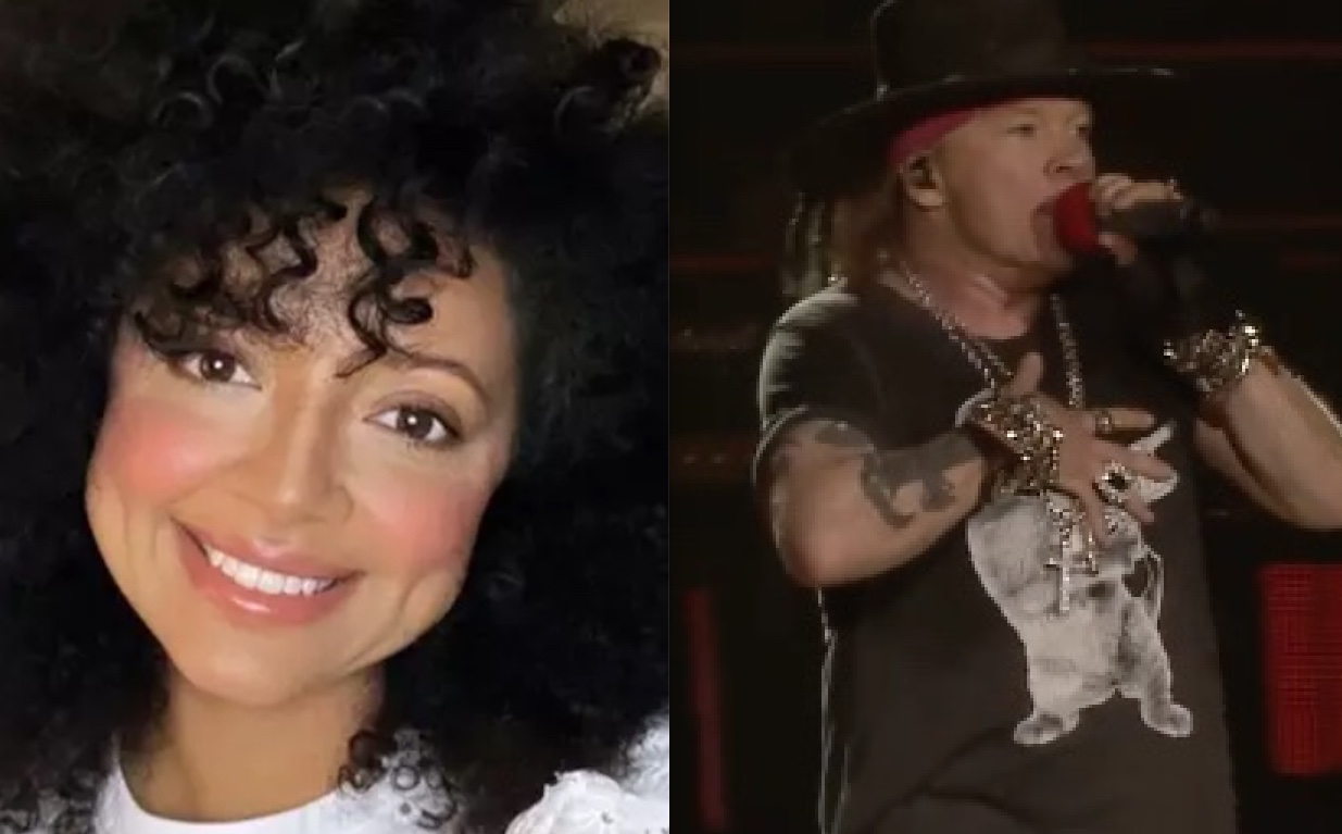 Brasileira trai marido com Axl Rose, vocalista do Guns N’ Roses, e vídeo vaza