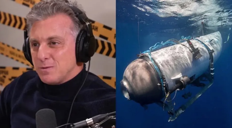 Luciano Huck sobre passageiros desaparecidos em submarino: ‘idiotas’