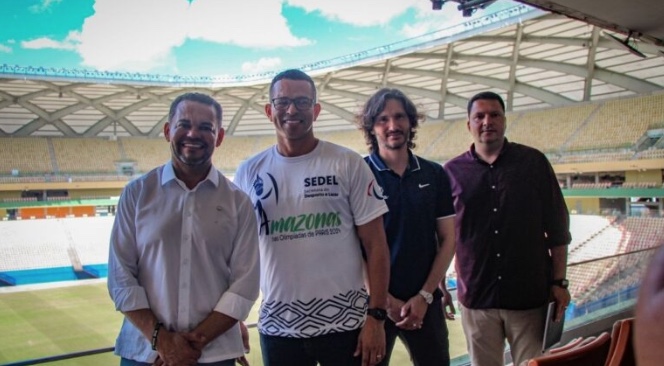 Arena da Amazônia passa por inspeção da Conmebol e CBF para receber jogos da Seleção
