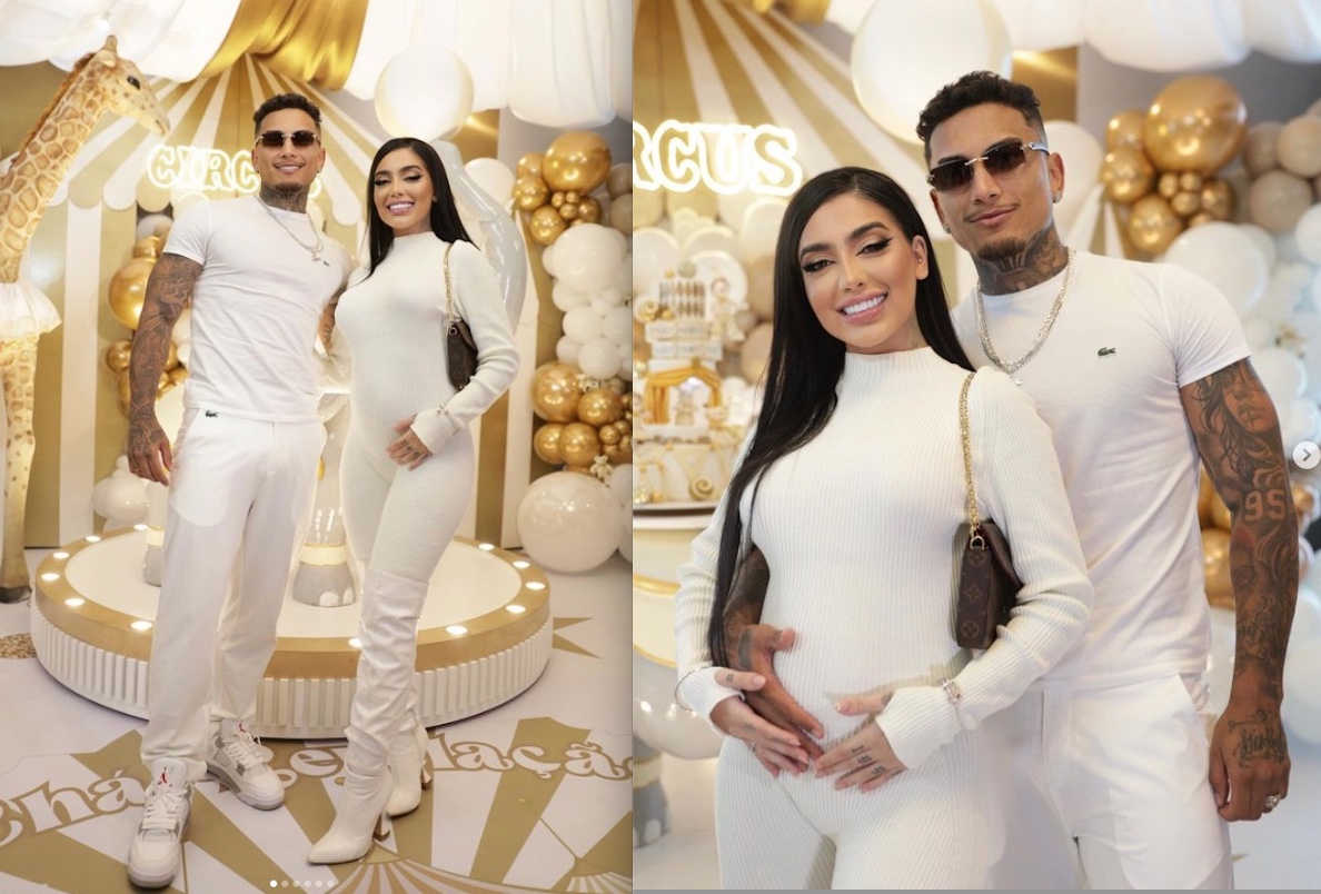 Com tema Circo, MC Mirella e Dynho fazem Chá Revelação luxuoso