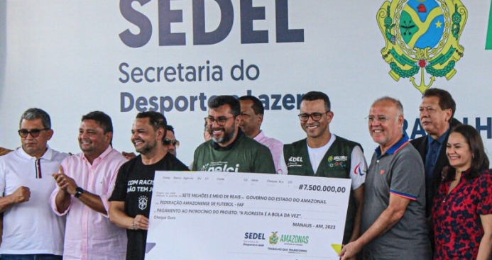 Futebol amazonense recebe repasse de R$ 7,5 milhões do Governo