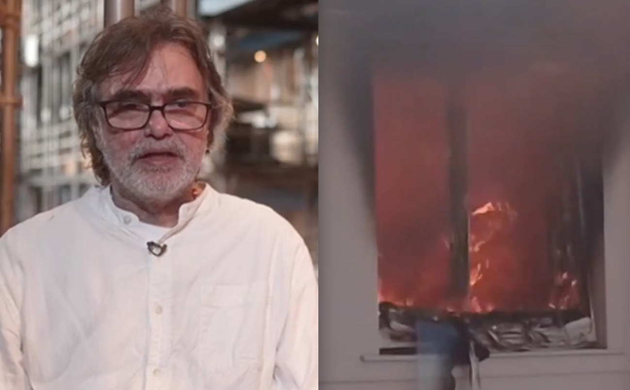 Viúvo de Zé Celso chora e relembra incêndio: ‘segurei nas mãos dele’