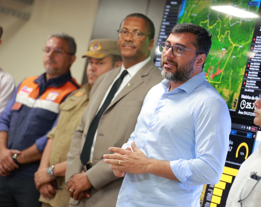 Governador lança operação para combater queimadas durante a estiagem no Amazonas