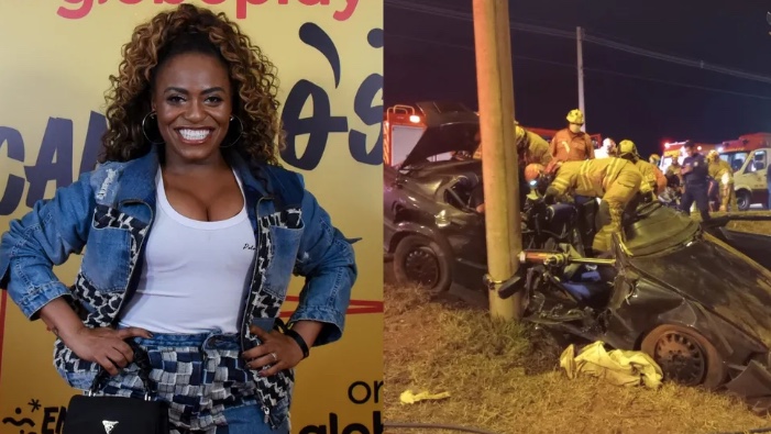 Atriz da Globo sofre grave acidente de carro 