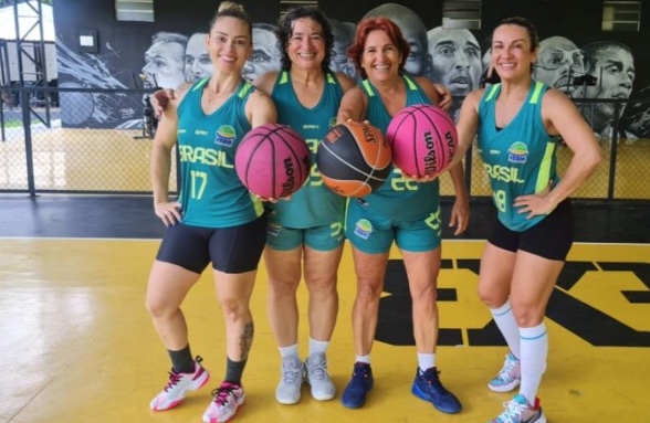 Amazonenses se preparam para representar o Brasil no Mundial de Basquete Master, na Argentina