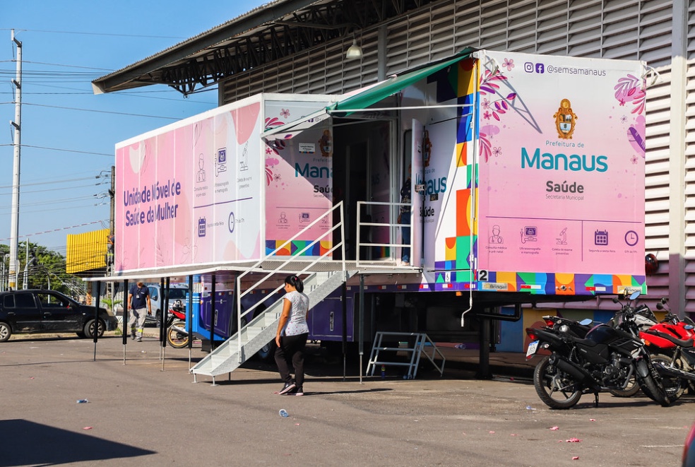 Unidades móveis de saúde da mulher começam a funcionar em três zonas de Manaus