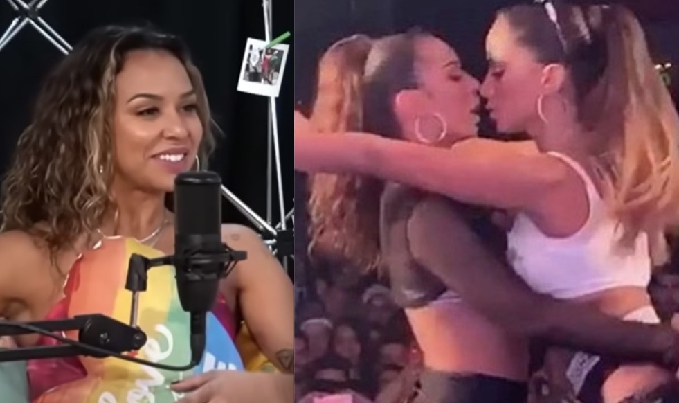 Bailarina de Anitta revela sexo grupal com a cantora 