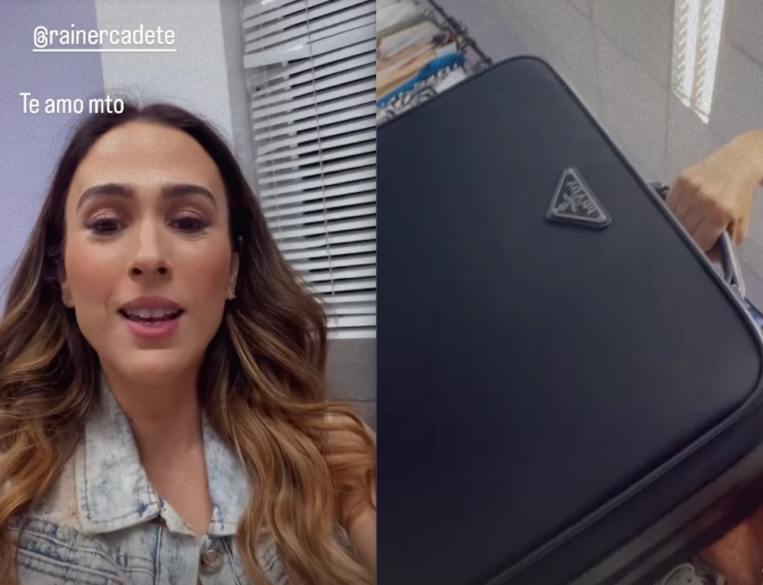 Tatá Werneck ganha presente de aniversário de R$ 37 mil de Rainer Cadete
