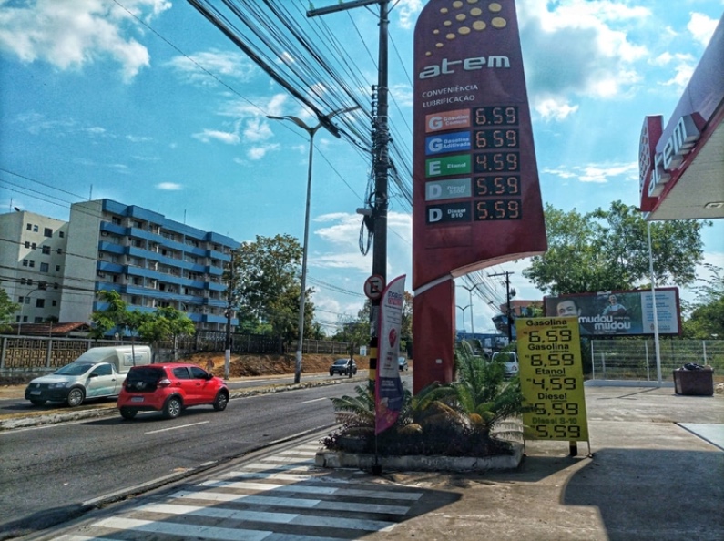 Segunda mais cara do Brasil, gasolina em Manaus está R$ 1,25 acima da mais barata