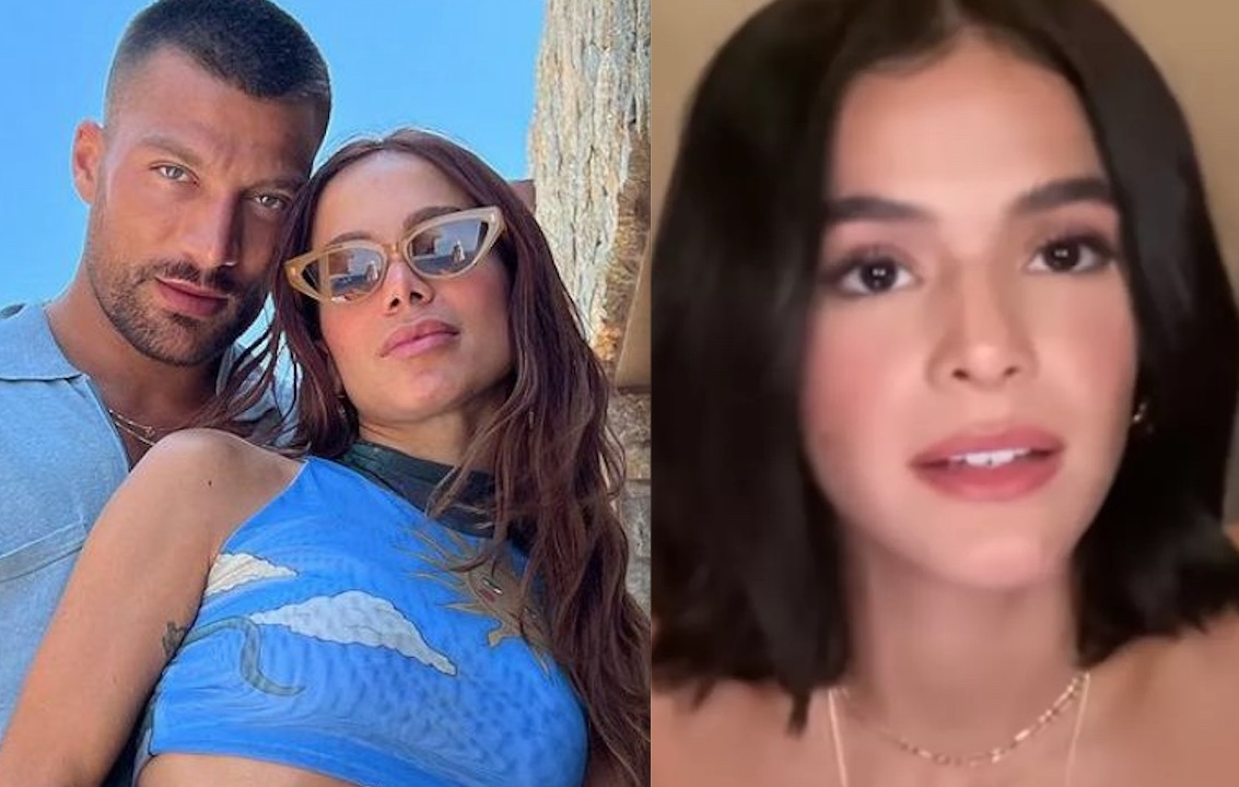 Simone Susinna explica print com nome de Bruna Marquezine e fala de Anitta 