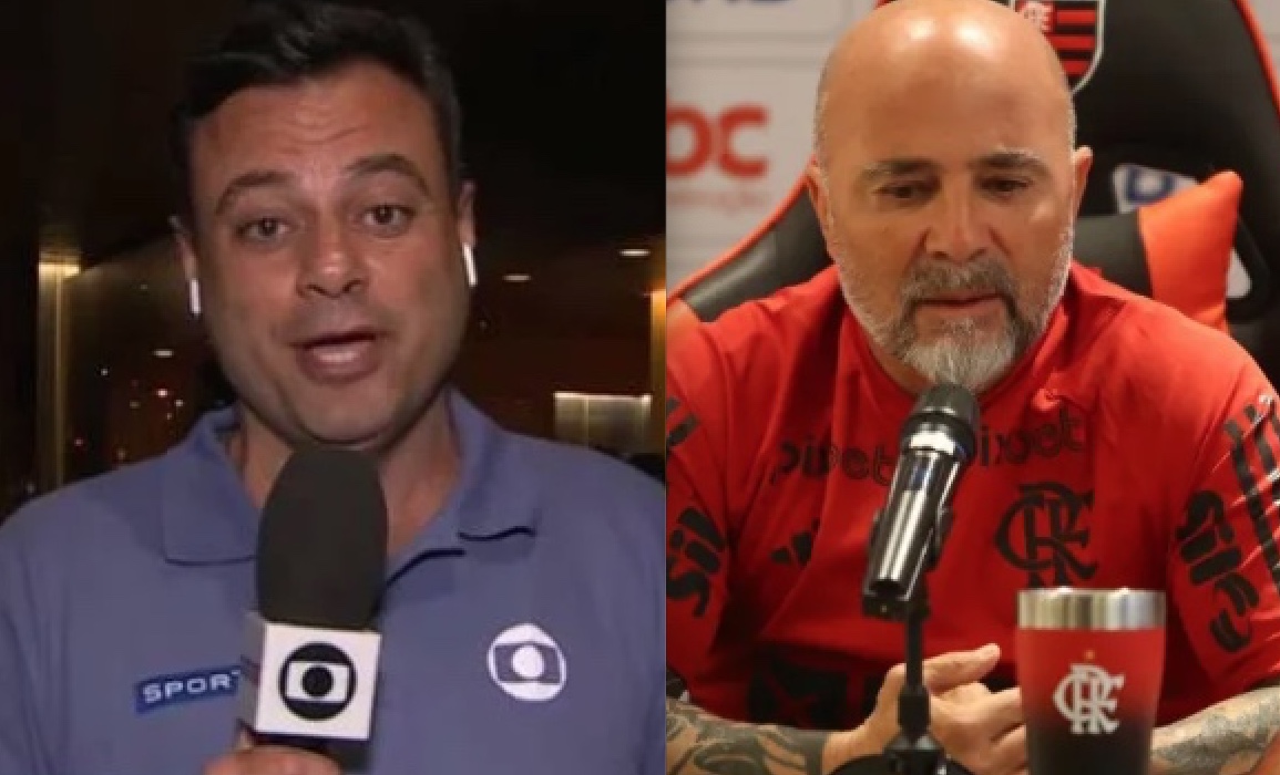 Eric Faria xinga técnico do Flamengo em áudio vazado da Globo