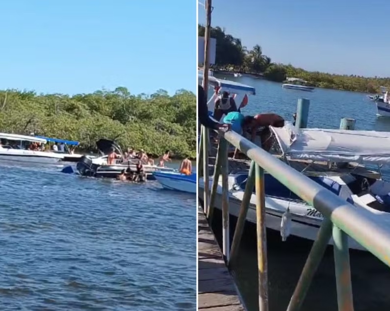 Mulher desaparecida em acidente entre lanchas é encontrada viva; 2 morreram