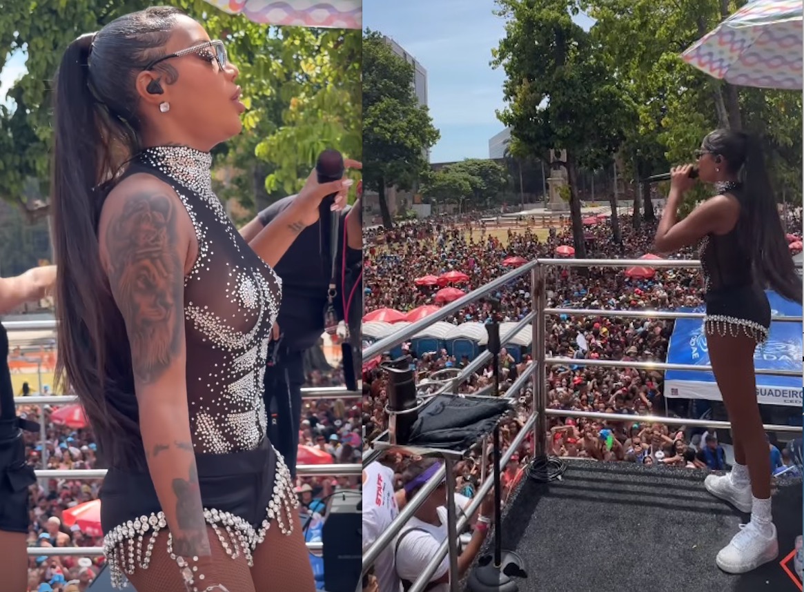 Fãs passam mal e Ludmilla encerra bloco mais cedo no Rio 