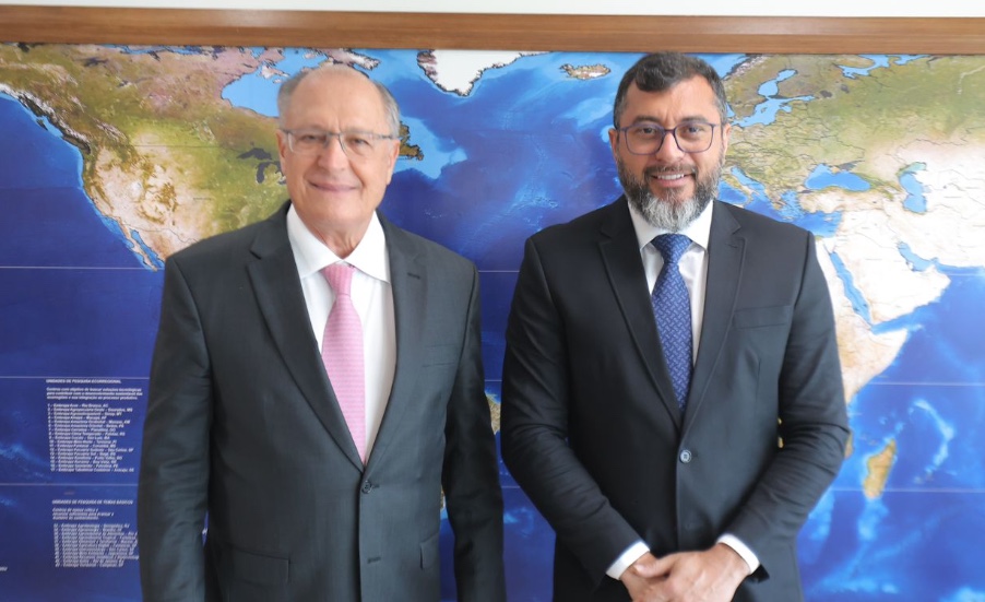 Wilson Lima se reúne com Alckmin para debater impactos da estiagem no Amazonas