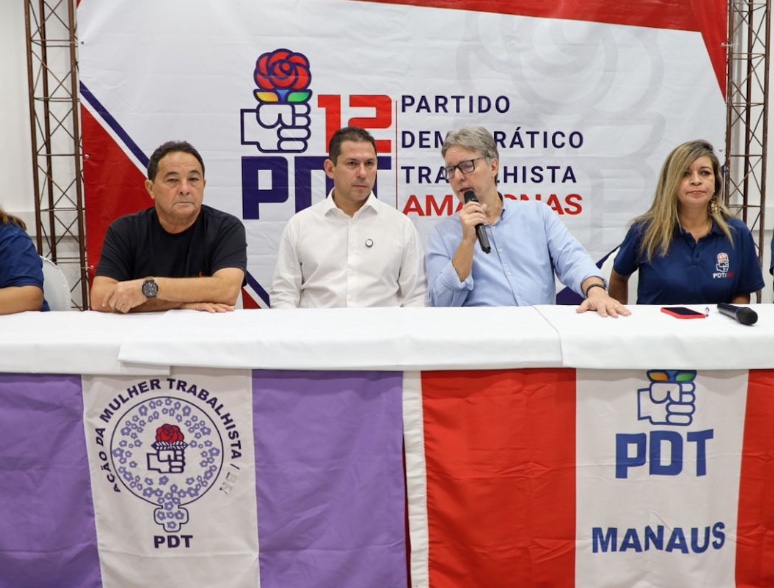   PDT oficializa apoio a Marcelo Ramos na pré-candidatura à Prefeitura de Manaus
