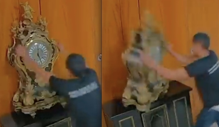 STF forma maioria para condenar homem que quebrou relógio histórico no 8 de janeiro