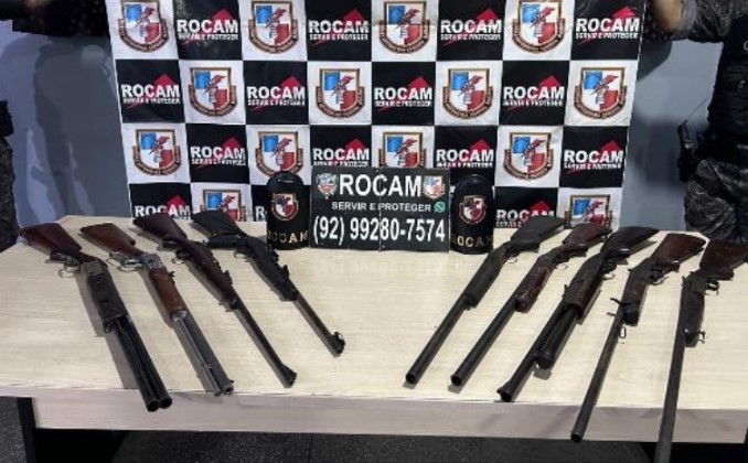 Armas roubadas de clube de tiros no Dom Pedro estavam enterradas