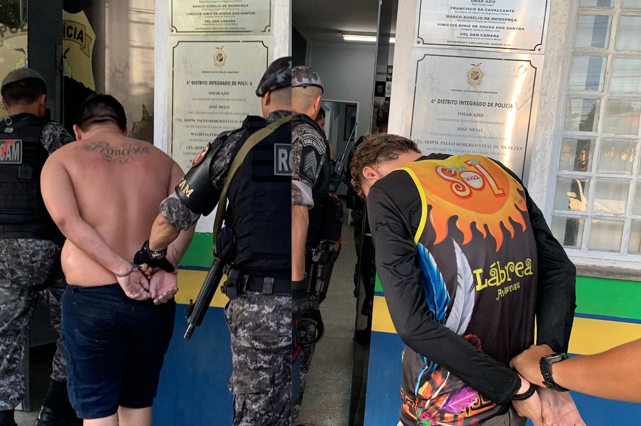 Dupla é presa com fuzil e munições após ataque que deixou homem baleado em Manaus