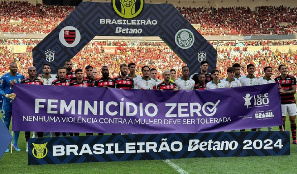Ministério da Mulher, clubes de futebol e empresas firmam parceria contra feminicídio