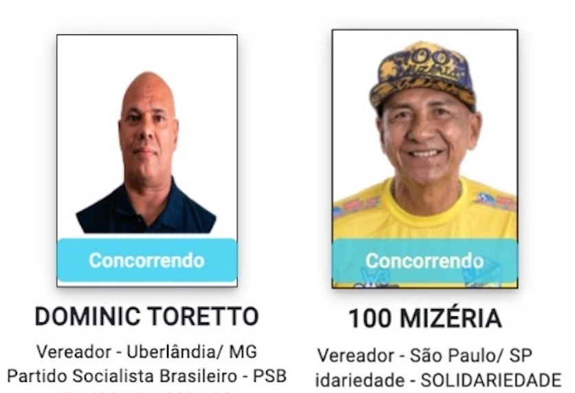 'Dominic Toretto' e '100 Mizéria': veja nomes inusitados de candidatos em 2024