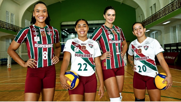 Fluminense anuncia patrocínio de casa de apostas para a equipe feminina de vôlei