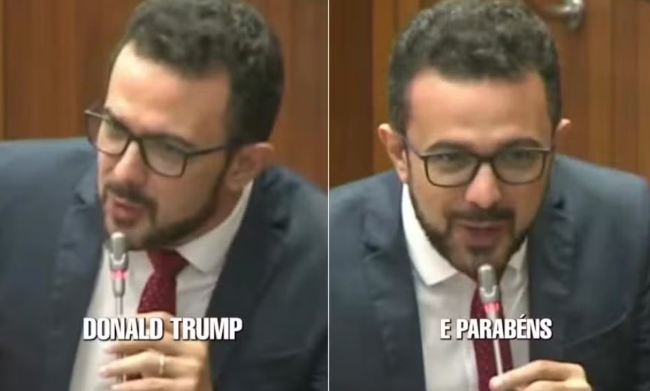 Deputado bolsonarista faz discurso em inglês para parabenizar Donald Trump