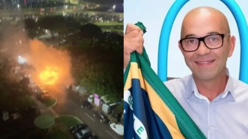 Homem se deitou, colocou artefato na cabeça e aguardou explosão, diz segurança do STF