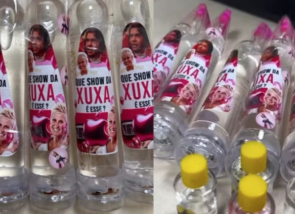 Polícia apreende drogas com rótulo do meme “Que show da Xuxa é esse?” 